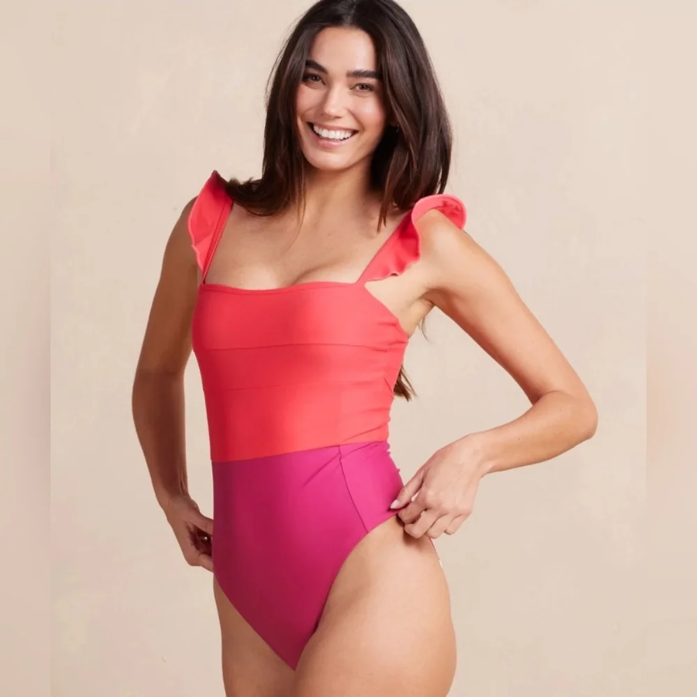 Summersalt Ruffle Oasis One Piece - Picture 1 of 4
